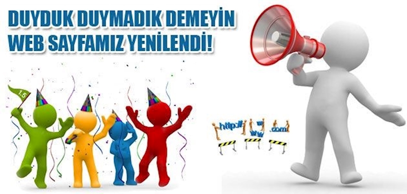 Web Sitemiz Yenilendi Web Sitemiz Yenilendi