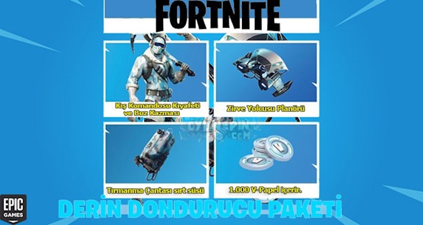Fortnite Derin Dondurucu -Deep Freeze Paketi Fortnite Derin Dondurucu -Deep Freeze Paketi