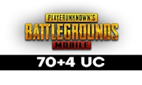 70 + 4 PUBG Mobile UC 70 + 4 PUBG Mobile UC