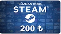 Steam Cüzdan Kodu 200 TL Steam Cüzdan Kodu 200 TL