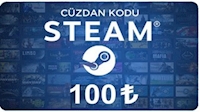 Steam Cüzdan Kodu 100 TL Steam Cüzdan Kodu 100 TL