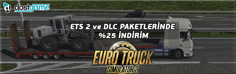 Euro Truck Simulator 2 ve DLC Paketlerinde %25 İndirim Euro Truck Simulator 2 ve DLC Paketlerinde %25 İndirim