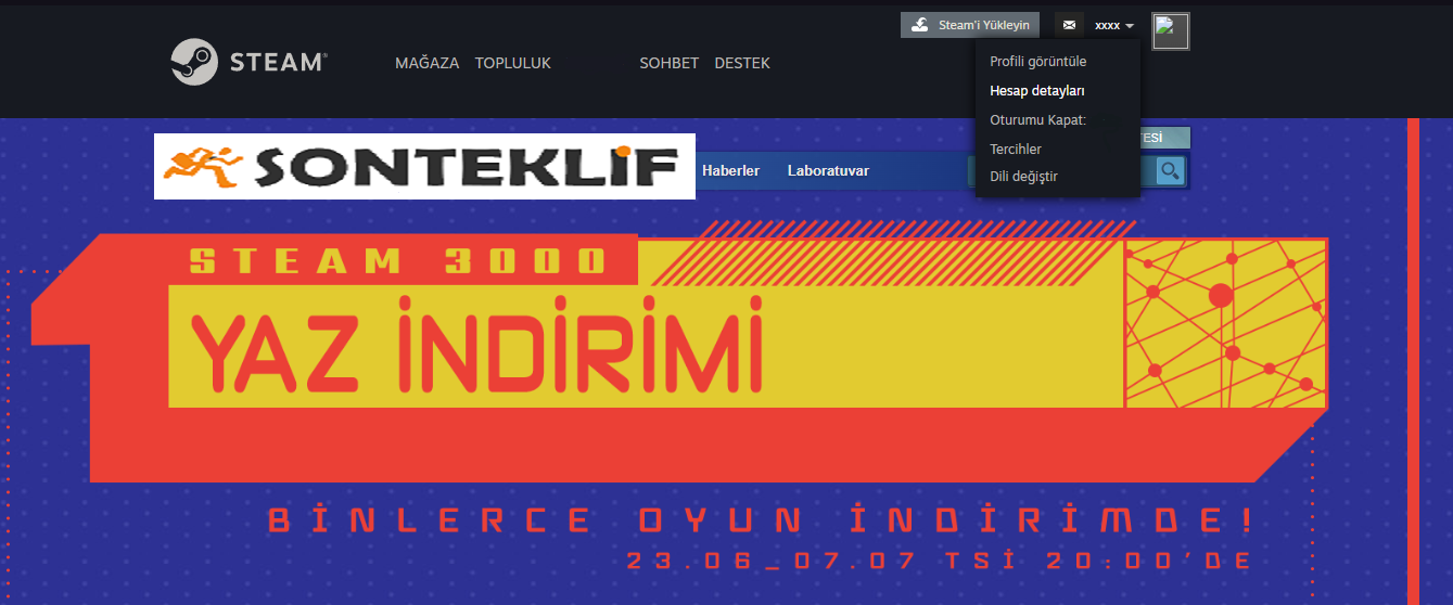 Sonteklif | Türkiye'nin En Büyük Online Oyun Alışveriş Sitesi