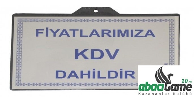Fiyatlarımıza KDV eklenmiştir ! Fiyatlarımıza KDV eklenmiştir !